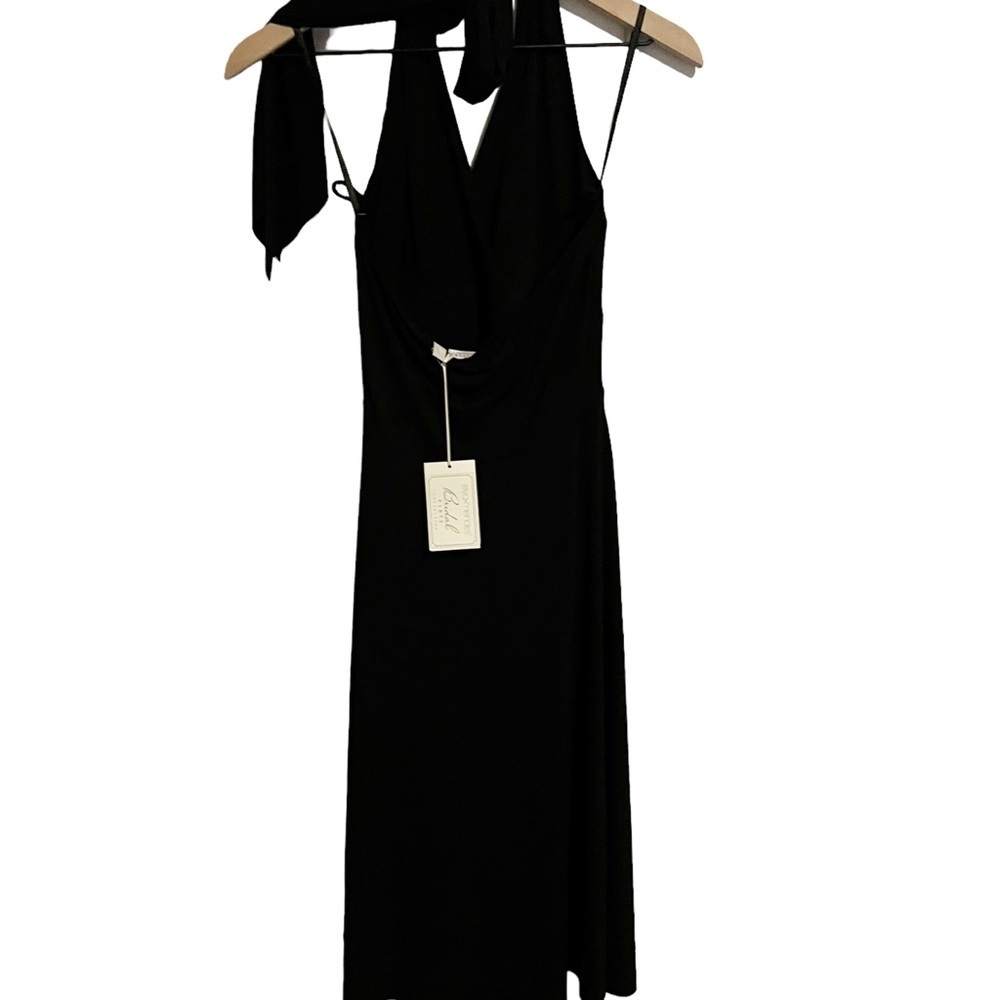 Black Halter NYCO Eva Mendes Dress Sz‎ 8 NWT